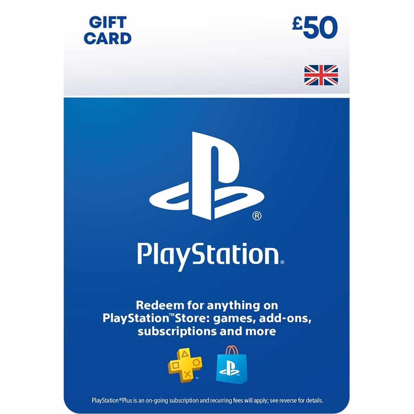 PlayStation £50 PlayStation Gift Card