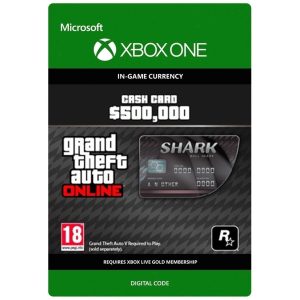 Rockstar Games Xbox 500,000 Grand Theft Auto V - Bull Shark Cash Card