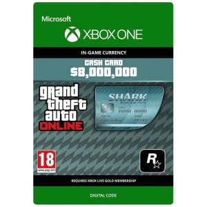 Rockstar Games Xbox 8,000,000 Grand Theft Auto V - Megalodon Shark Cash Card