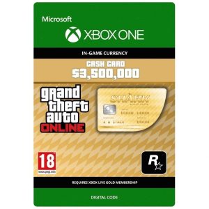 Rockstar Games Xbox 3,500,000 Grand Theft Auto V - Whale Shark Cash Card
